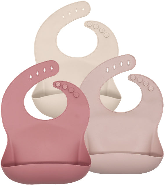 Silicone Adjustable Bib (Bundle of 3)