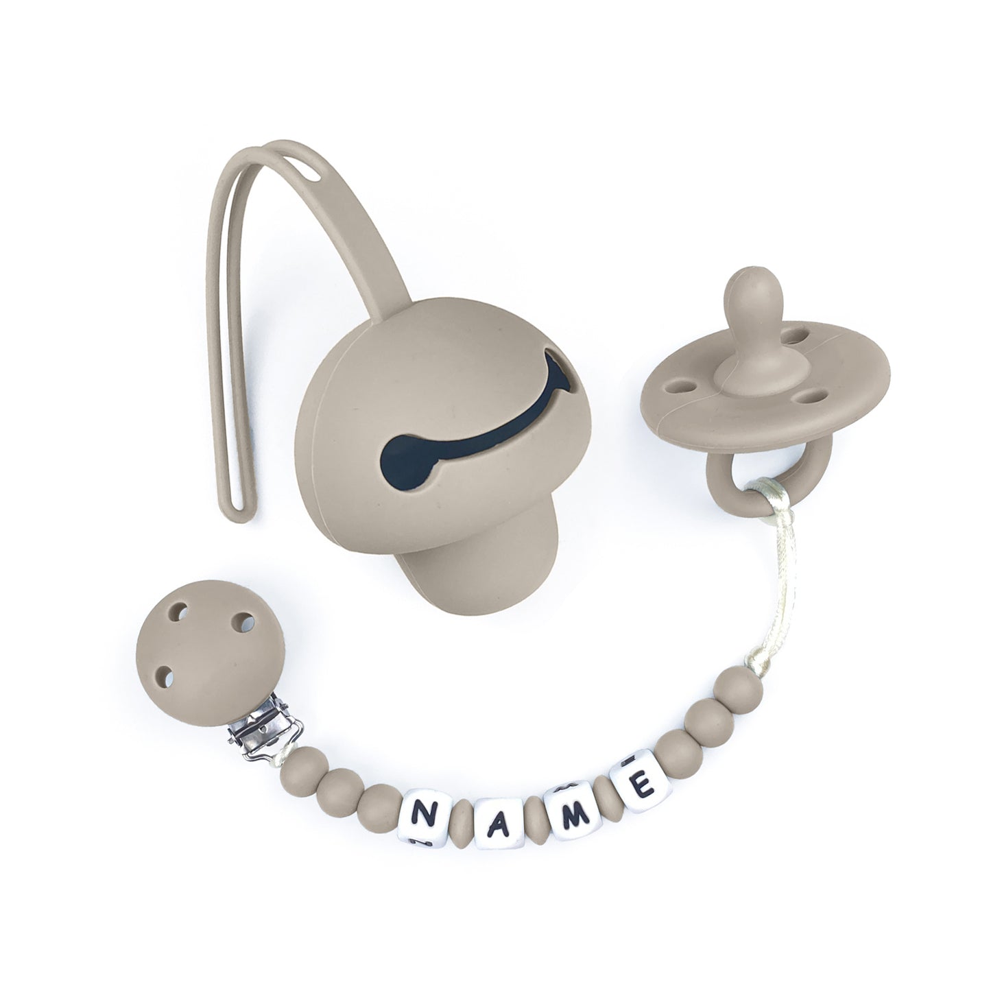 Customized Chain With Pacifier & Pacifier Case