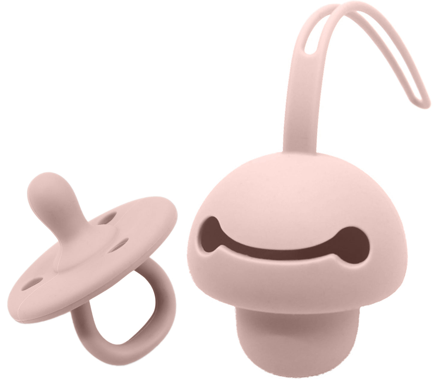 Silicone Pacifier & Pacifier Holder