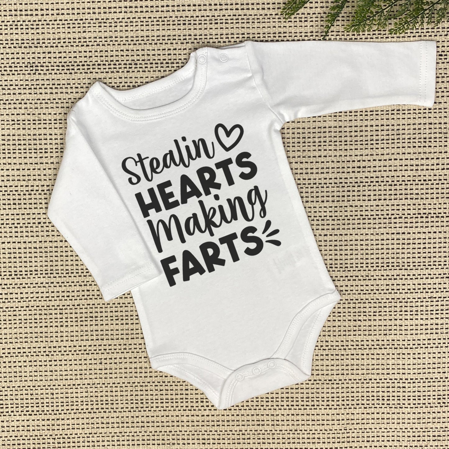 Stealing Hearts Making Farts Onesie