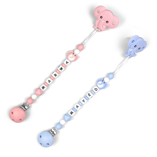 Elephant Chain with Pacifier