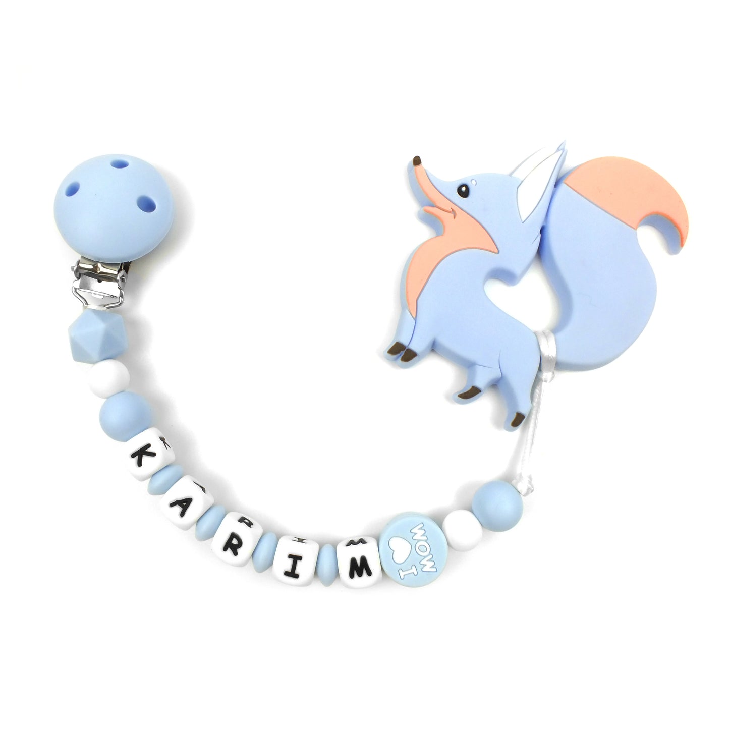 Foxy Teether Chain | Blue