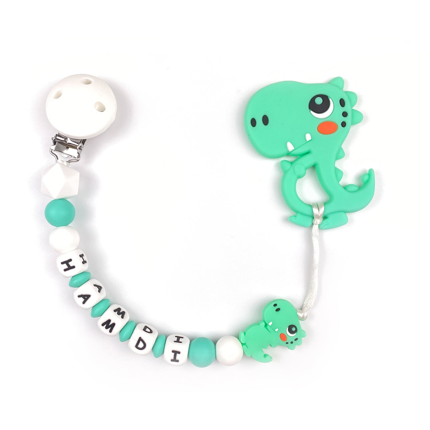 Dino Teether Chain | Turquoise