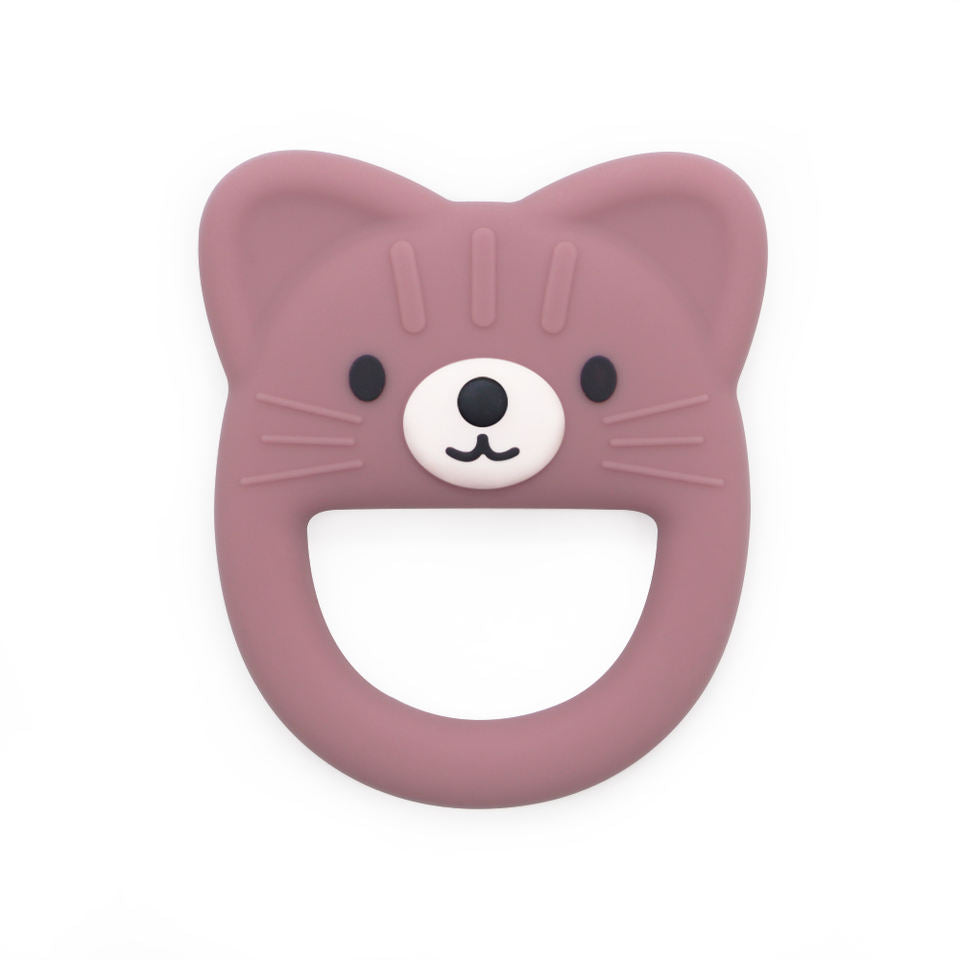 Kitten Silicone Teether