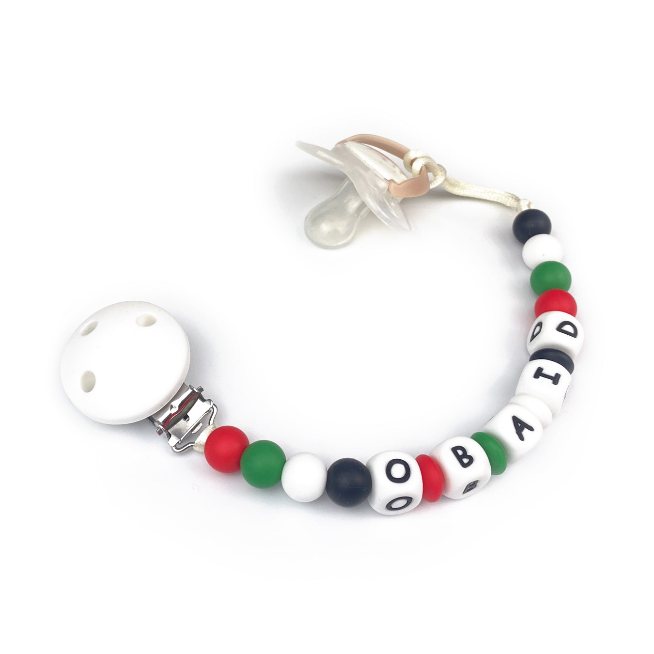 UAE Flag Pacifier Chain