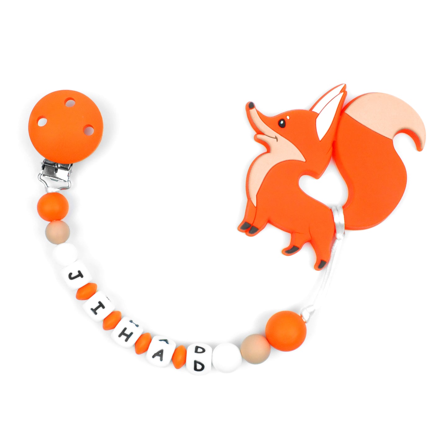 Foxy Teether Chain | Orange