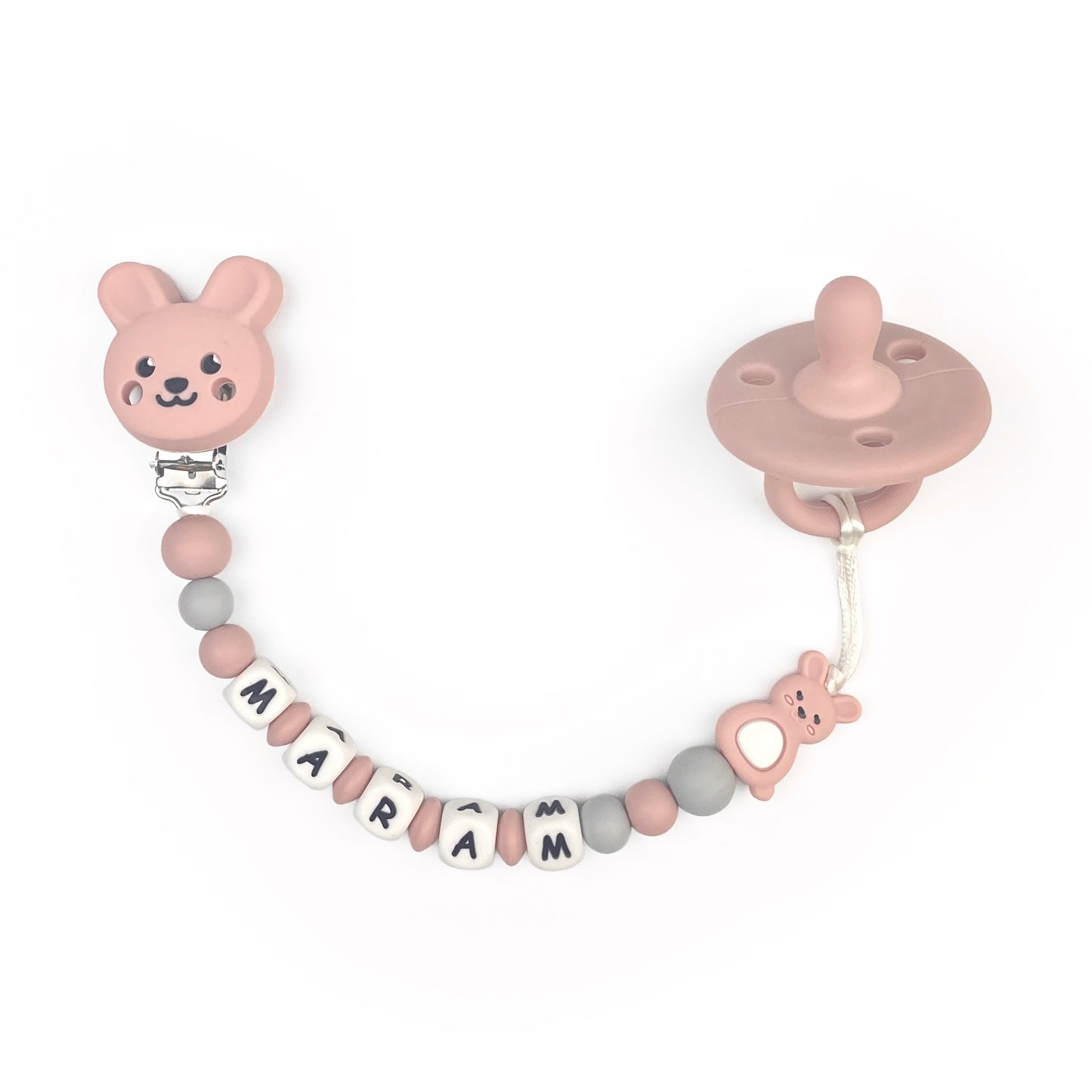 Bunny Chain with Pacifier