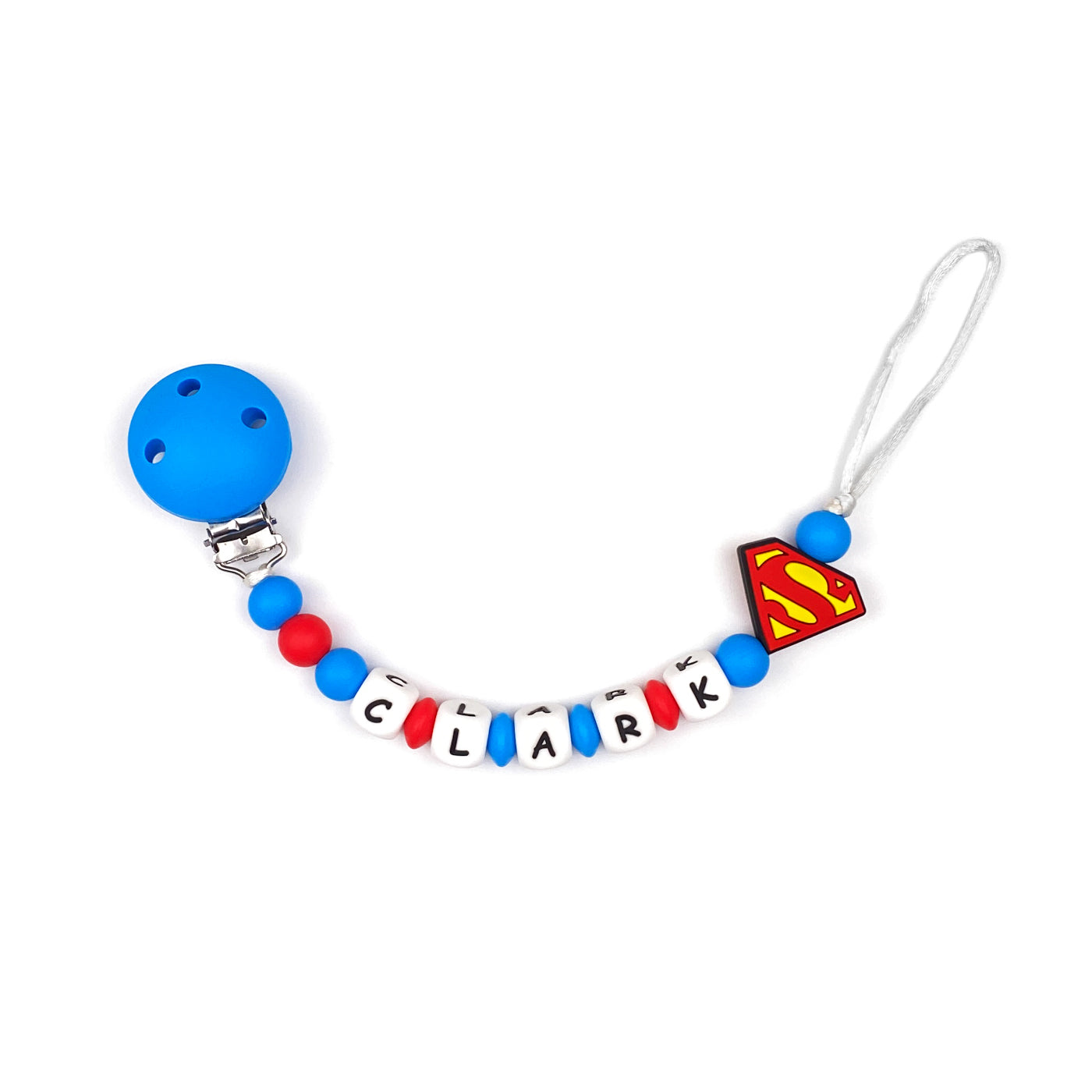 Superman Pacifier Chain