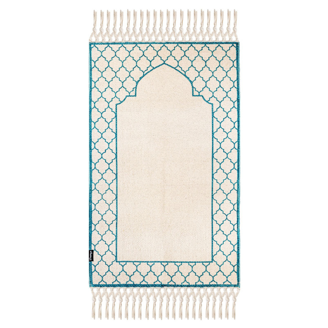 Khamsa Classic | Children's Muslim Prayer Rug 100% Organic Cotton