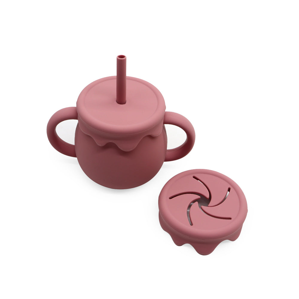 Sippy Cup with Snack Cup Lid (2 in 1)