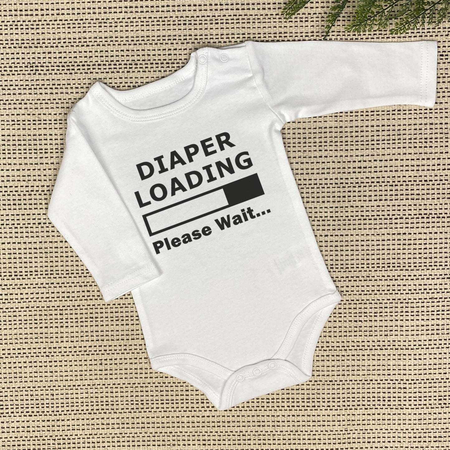 Diaper Loading Please Wait Onesie