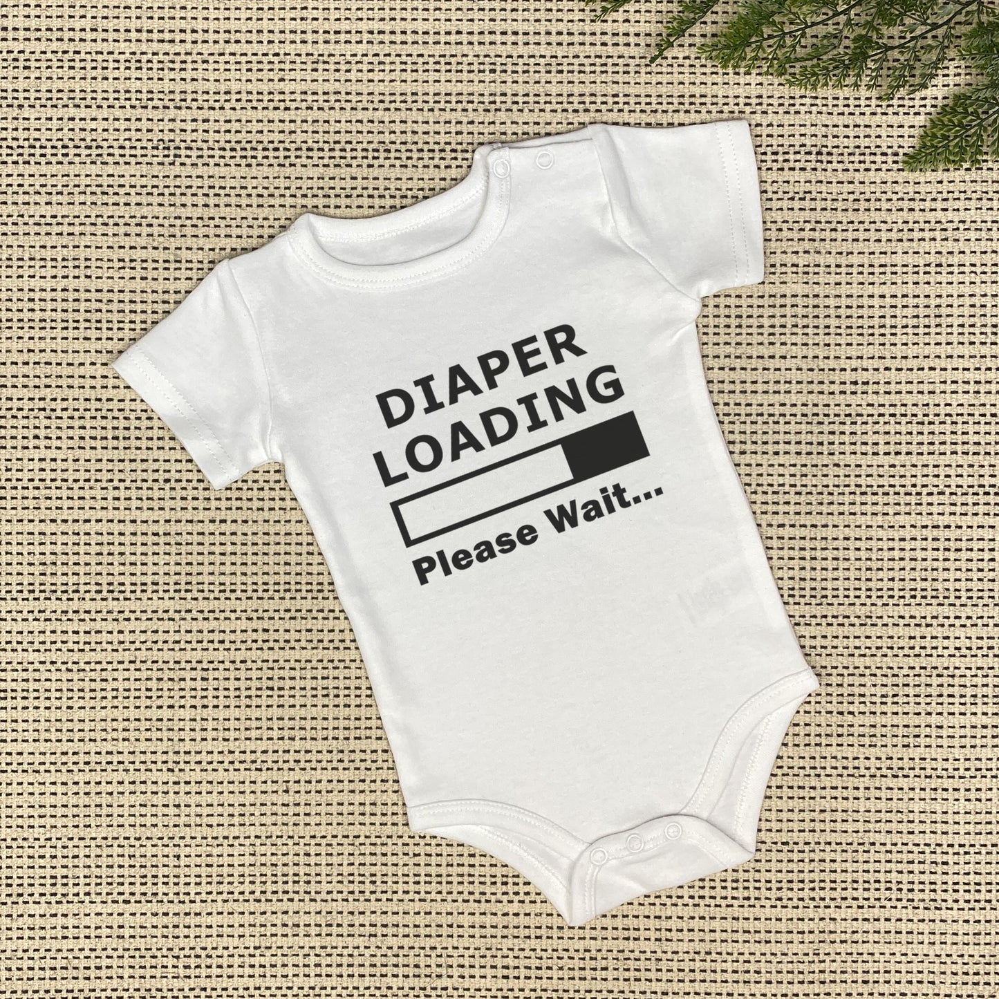 Diaper Loading Please Wait Onesie