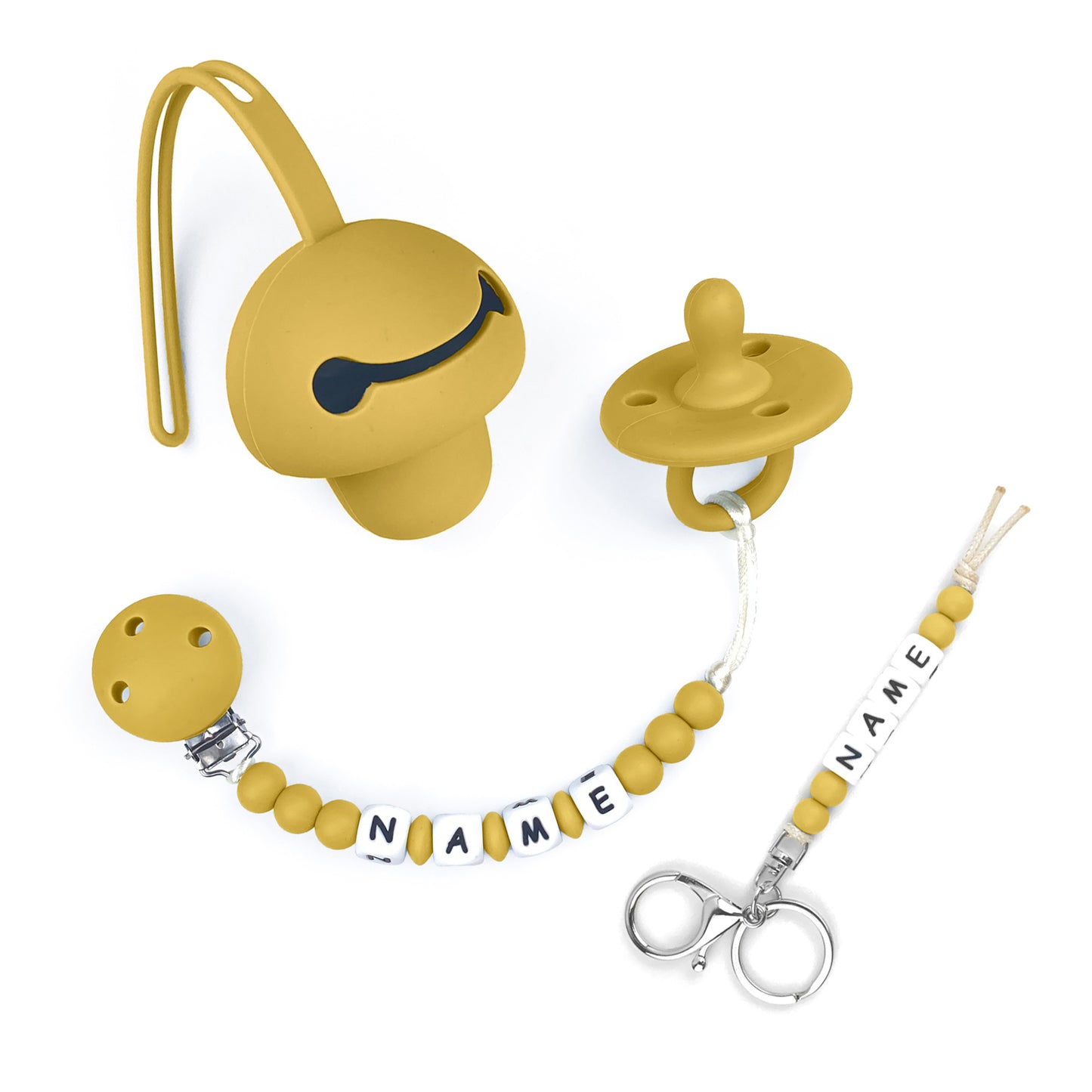 Customized Chain With Pacifier, Key Chain`& Pacifier Case