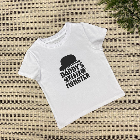 Daddy's Little Monster Baby & Toddler T-Shirt