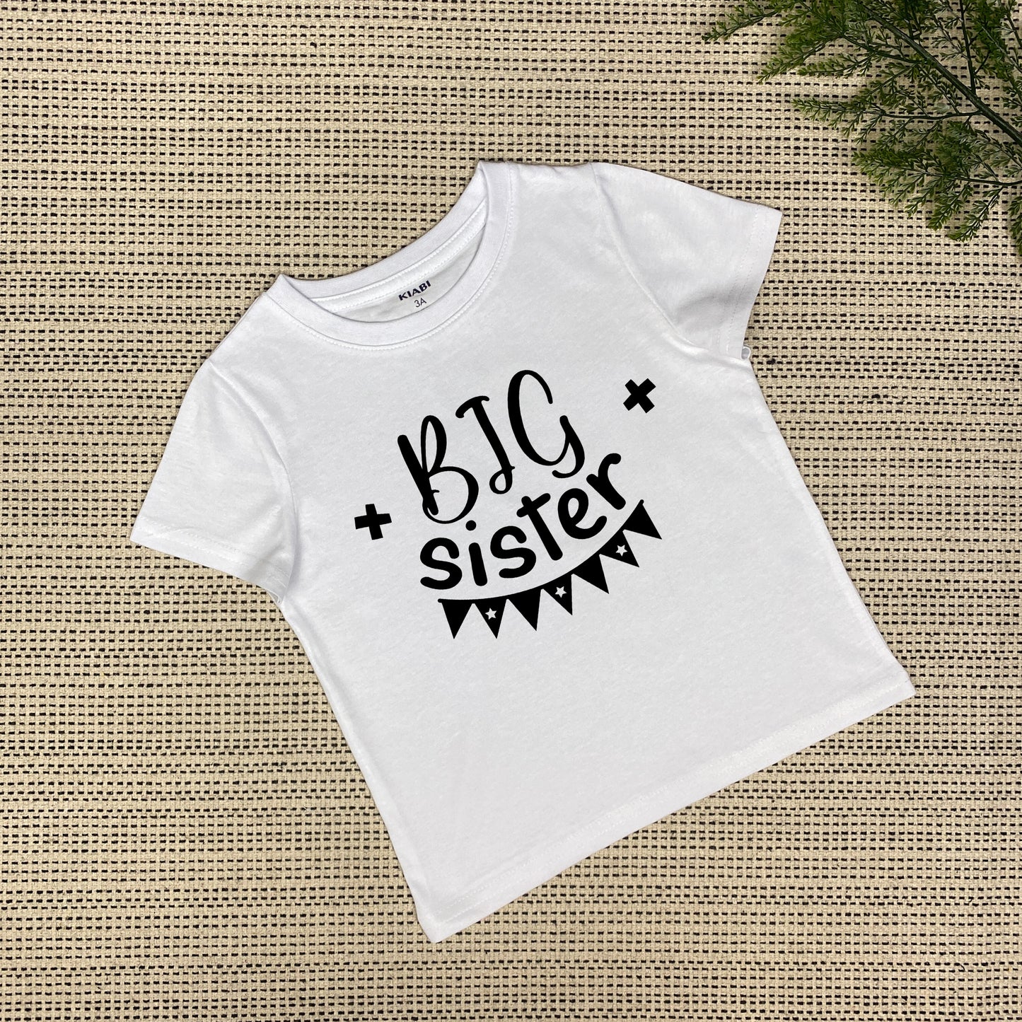 Big Sister Short Sleeve T-shirt - White