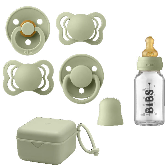 Bibs Gift Pack (Try-it Pacifier Pack, Pacifier Box, 110ml Bottle)