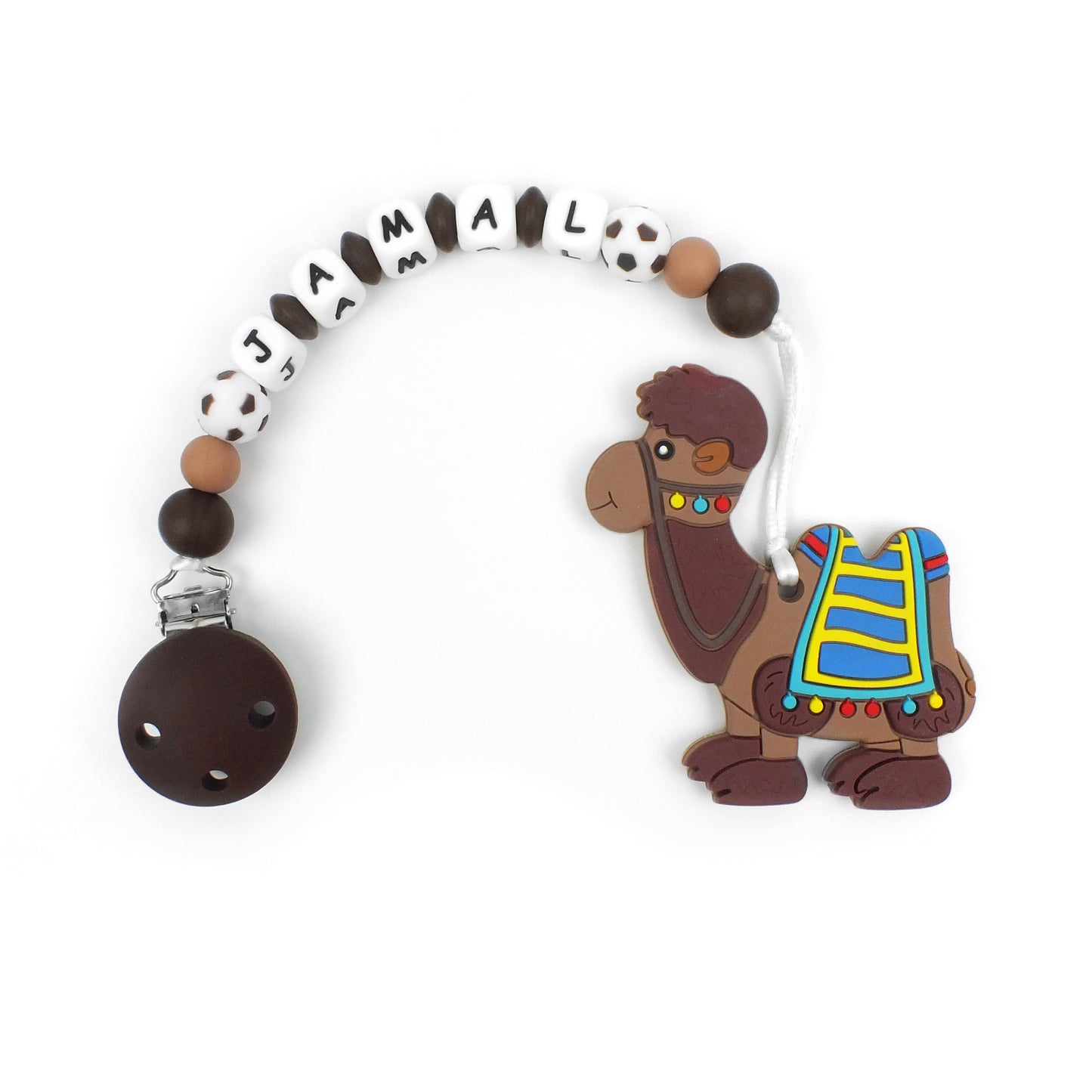 Camel Teether Chain - Brown