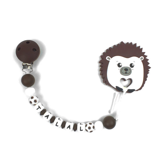 Brown Hedgehog Teether Chain