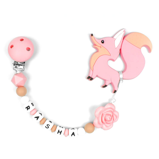 Foxy Teether Chain | Pink