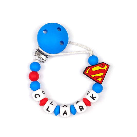 Superman Pacifier Chain