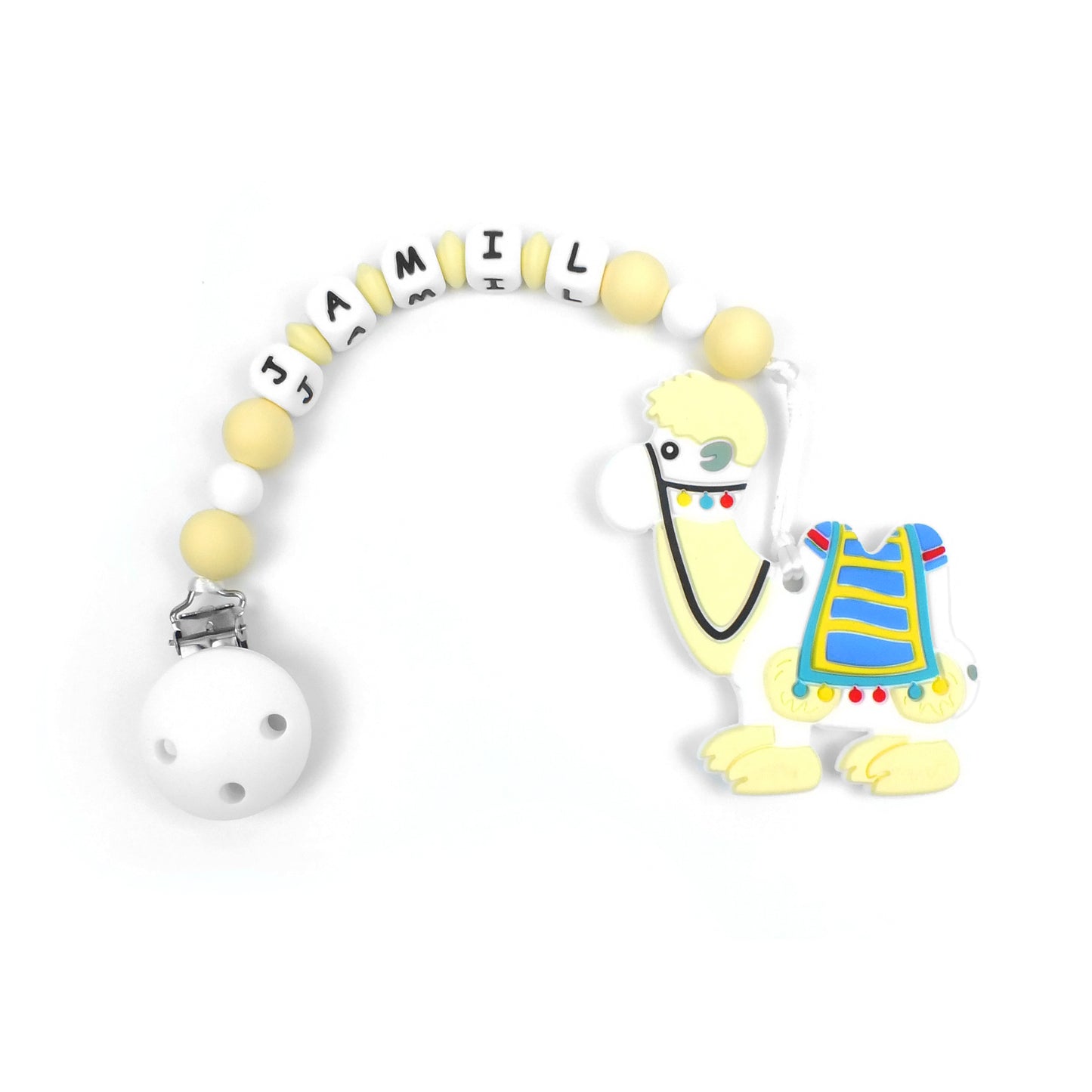Camel Teether Chain - White