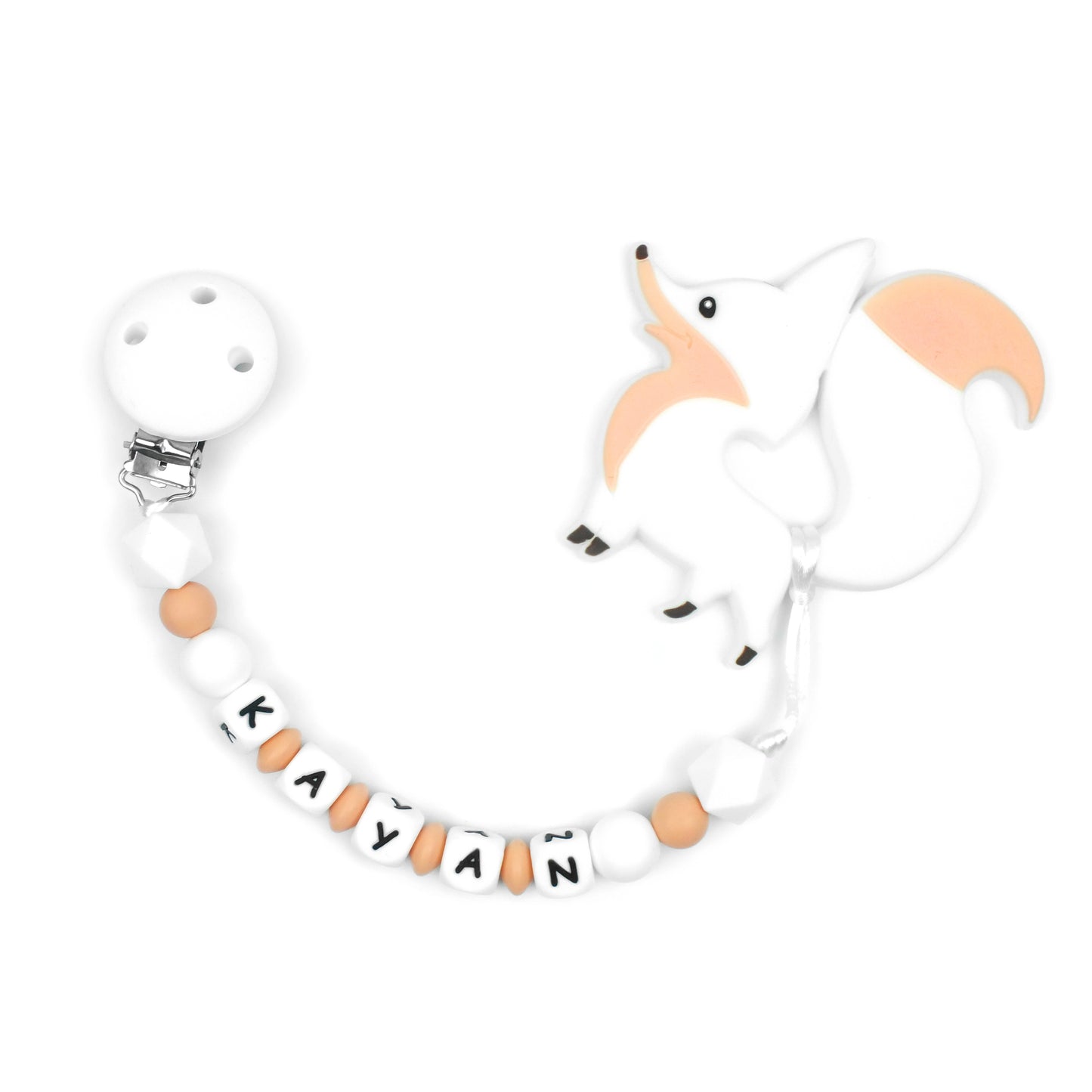 Foxy Teether Chain | White