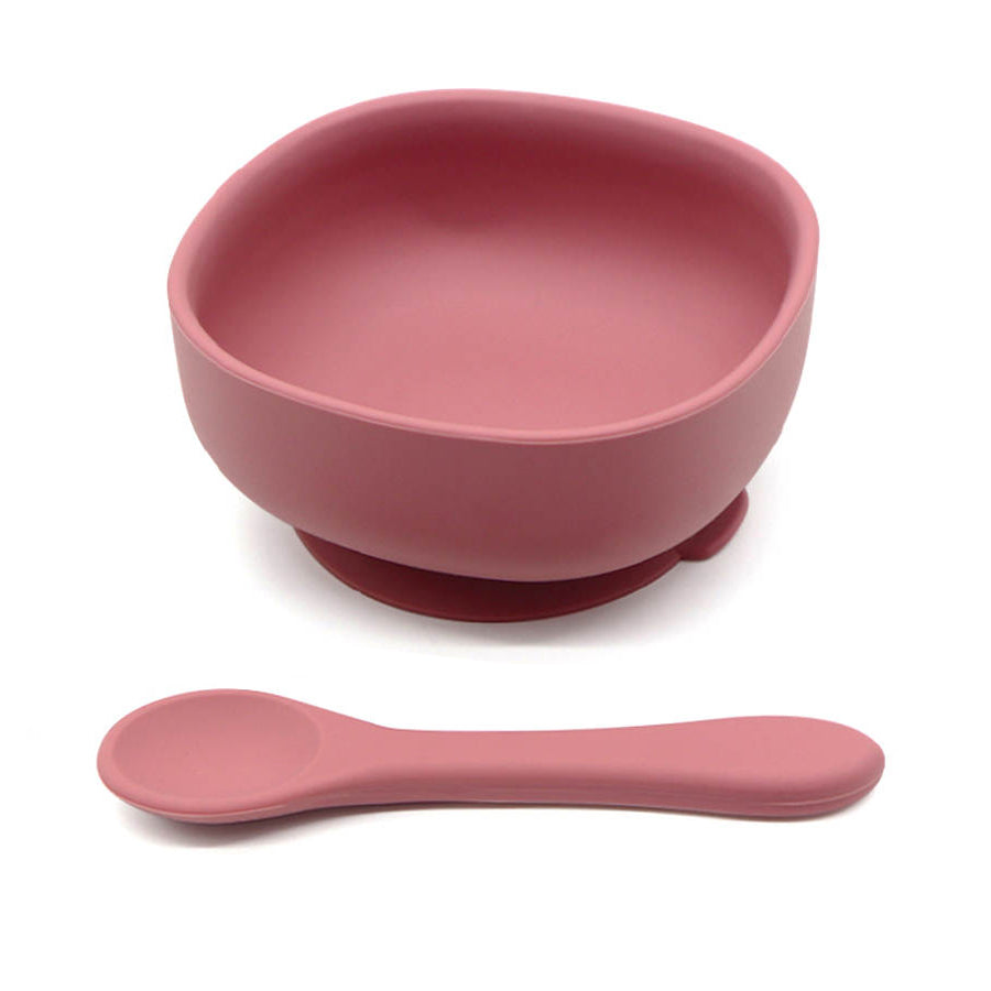 Silicone Suction Bowl with Spoon